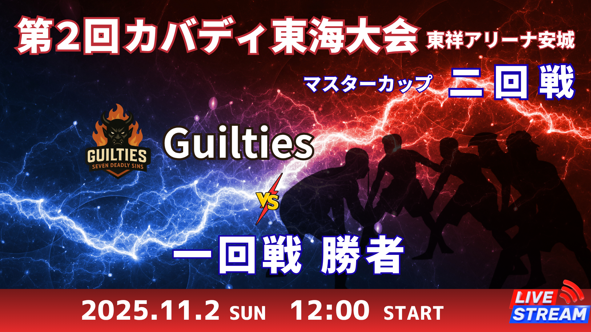Guilties vs 一回戦 勝者